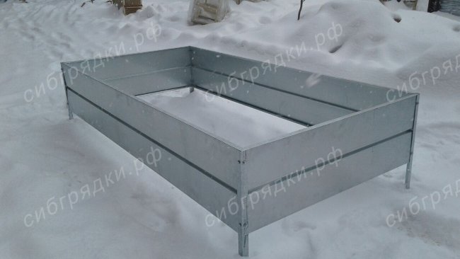 Высокие оцинкованные грядки из стали высотой 34 см во Владимире